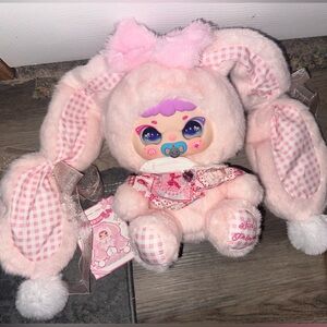 Adorable Pink Plush Bunny Toy